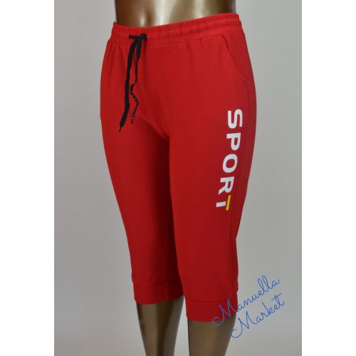 Sport Feliratos, Rugalmas Molett Térdnadrág! 3XL/4XL-es