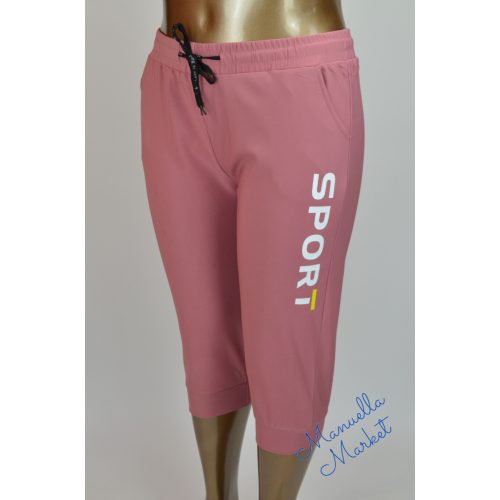 Sport Feliratos, Rugalmas Molett Térdnadrág! 7XL/8XL-es