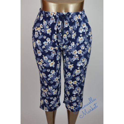 Színes-Mintás, Nyári Molett Húzott Aljú Térd Nadrág! 4XL/5XL-es   (11)