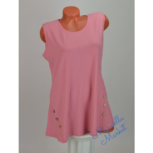 Kifelé Bővülő Rugalmas Nagy Méretű Ujjatlan Felső! XL/XXL-es