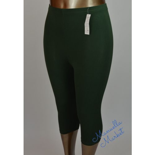 Sima Méregzöld Bambusz Molett Térd Leggings! 5XL/6XL-es