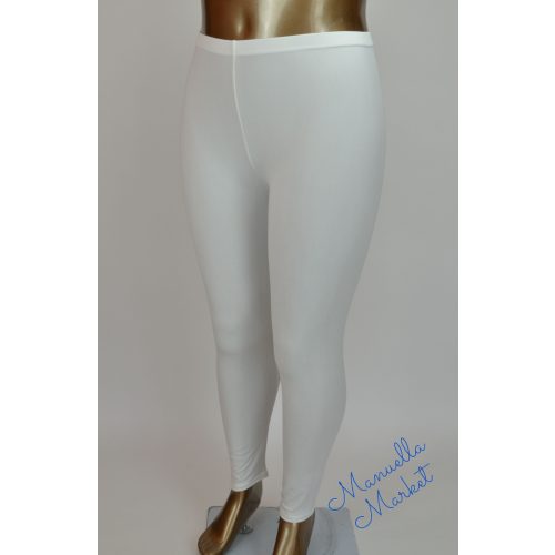 Sima, Bambusz Molett Leggings! 3XL/4XL-es    Törtfehér