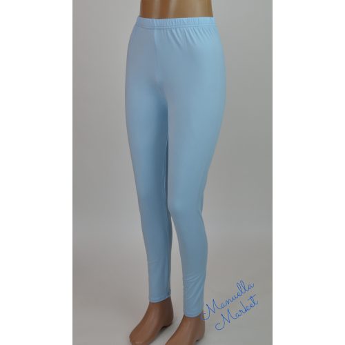Rugalmas-Sima Bambusz Világoskék Leggings! XL-3XL-es