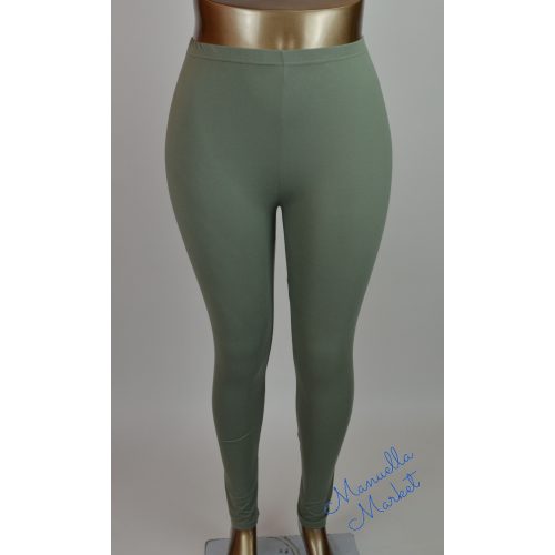 Rugalmas Zöld Színű Molett Leggings! 3XL/4XL-es