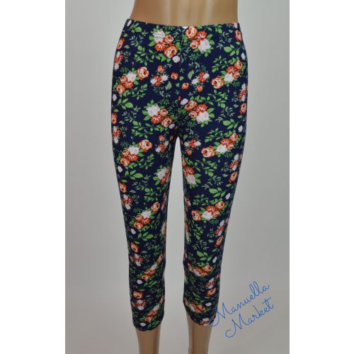 Virág Mintás, Vékony Capri Leggings! S-L   (1)