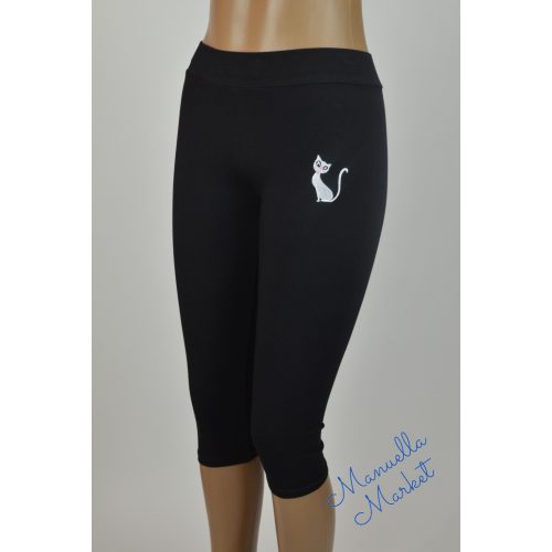 Macska Mintás Térd Leggings! L/XL-es
