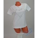 Apró Köves Szív Mintás Pamut Póló! 2-es