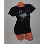 Apró Köves Szivecskés Pamut Póló! L/XL-es