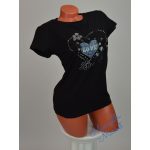 Apró Köves Szivecskés Pamut Póló! L/XL-es