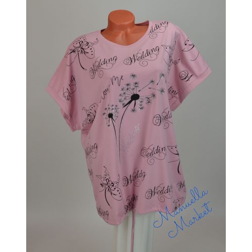 Feliratos Pamut Molett Méretű Felső! XL/XXL-es