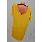 V-nyakú, Fotó Mintás Napsárga Tunika! XL/XXL-es