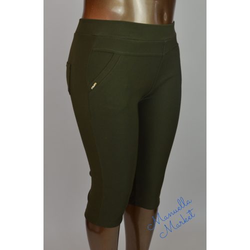 Rugalmas Molett Khaki Térdnadrág! 4XL/5XL-es