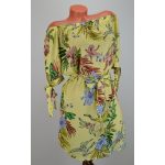 Sárga Vállra Húzható Öves Ruha! L-es