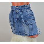 Zsebes Csinos Farmerszoknya! XS-es