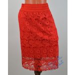 Tűzpiros Csipke Ceruza Szoknya! L/XL-es