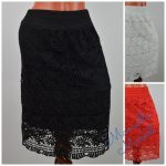 Tűzpiros Csipke Ceruza Szoknya! L/XL-es