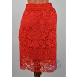 Tűzpiros Csipke Ceruza Szoknya! S/M-es