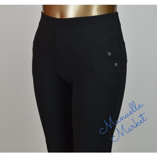 Plus Size Méretű, Fekete Színű Elasztikus Nadrág! 4XL/5XL-es 